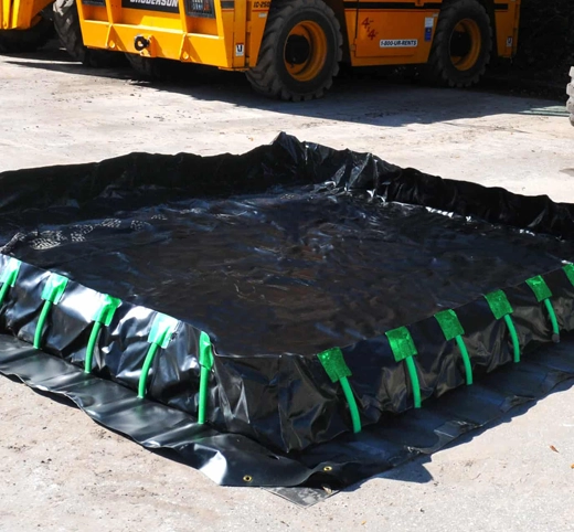 Ultra-Containment Berm® – Stake Wall Model
